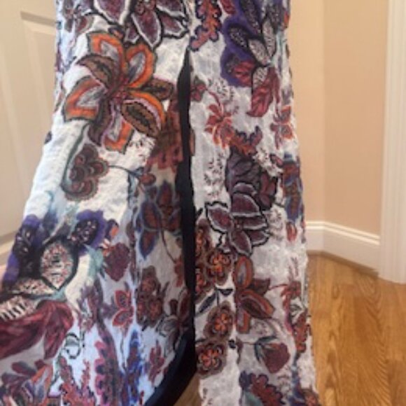Zara Midi Dress, Size Medium, Floral Print - Picture 3 of 3